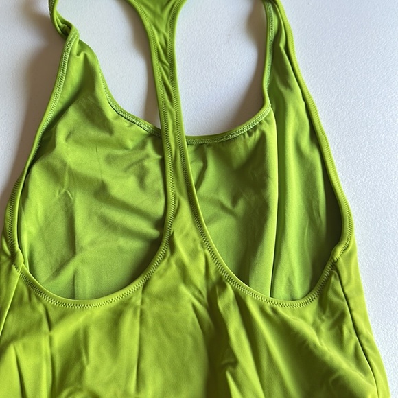 Vibrant Green One-Piece Swimsuit - Picture 3 of 4